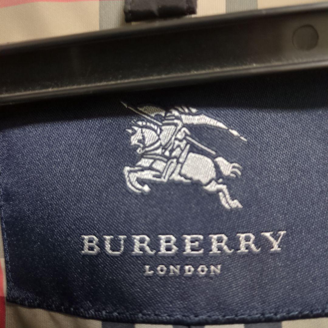 Burberry ステンカラーコート ブラック　美品　L 男女兼用　シンプル