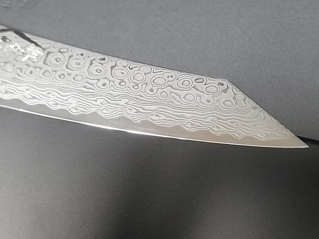 龍泉刃物　紅蓮緋龍 SPG Strix 牛刀　210