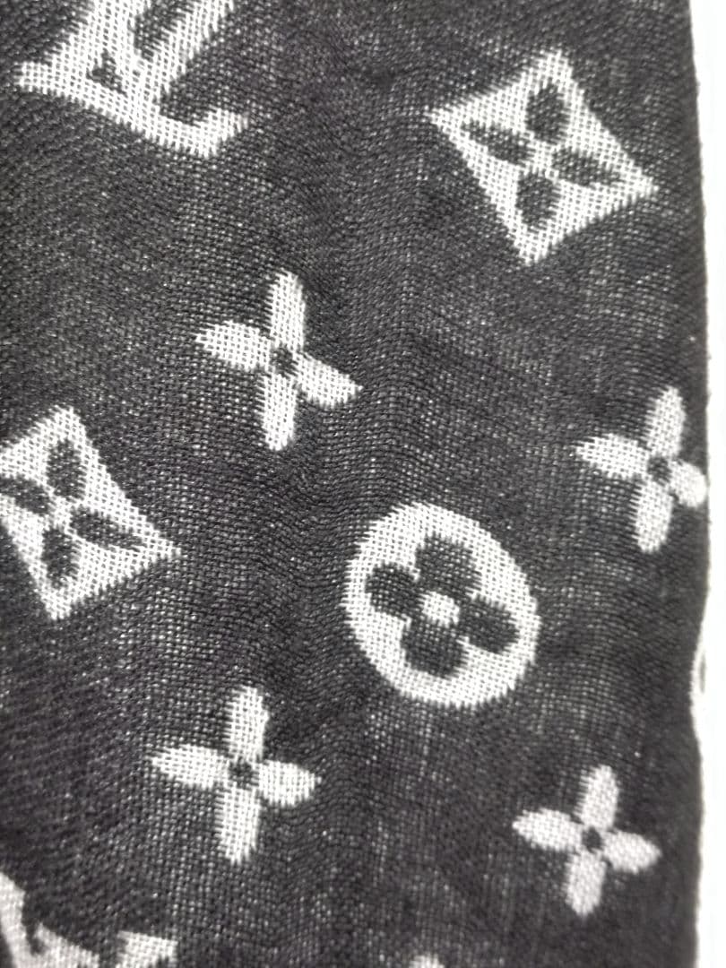 【プロ※確認】LOUIS VUITTON チェック モノグラム マフラー