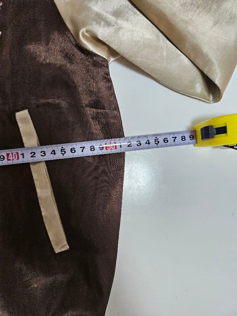 【✨レア✨】鏡花水月　スカジャン　刺繍 サクラ 花柄 般若　和柄