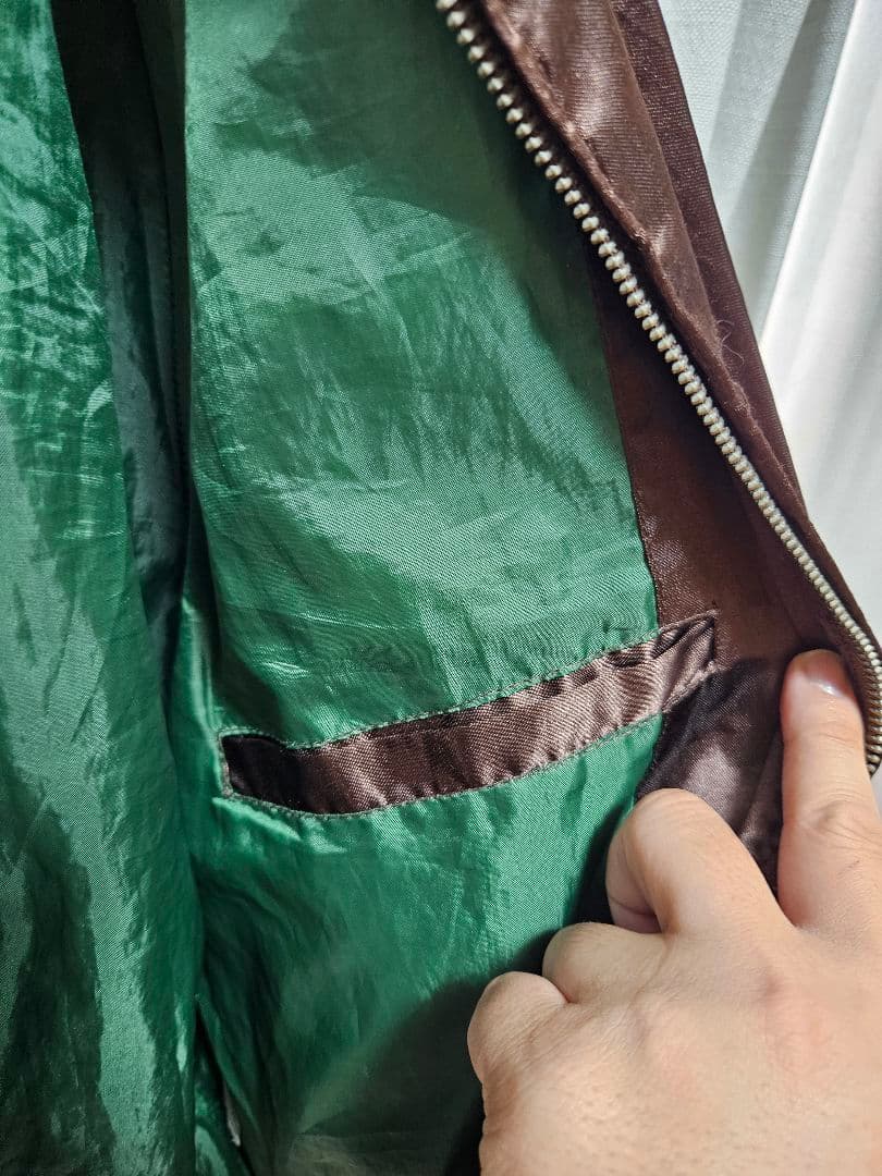 【✨レア✨】鏡花水月　スカジャン　刺繍 サクラ 花柄 般若　和柄