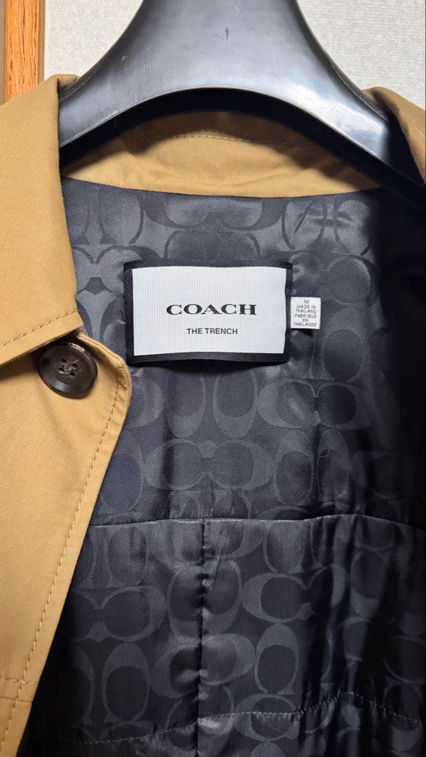 【美品】COACH ベージュ トレンチコート