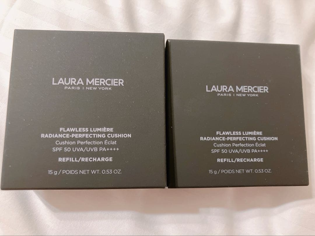 【新品】LAURAMERCIERクッションファンデーション 1N1 レフィル2個