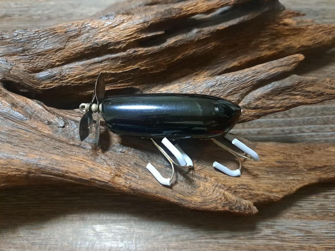 レア　漆塗り　トップウォータージャンキー　ミルヘッドターキー　KURO　黒