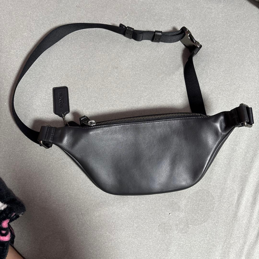 coachボディバッグ・ウエストポーチ ブラック/グレー