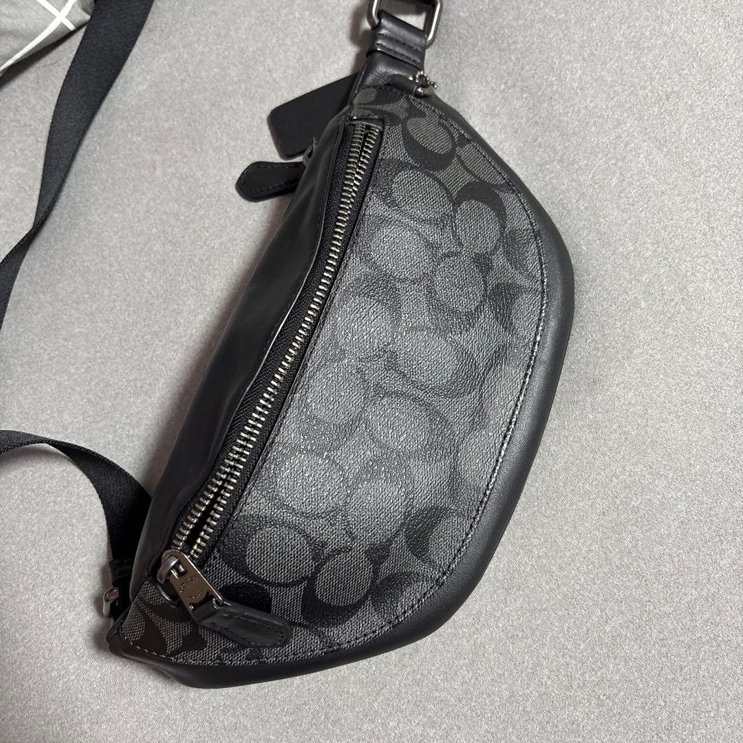 coachボディバッグ・ウエストポーチ ブラック/グレー