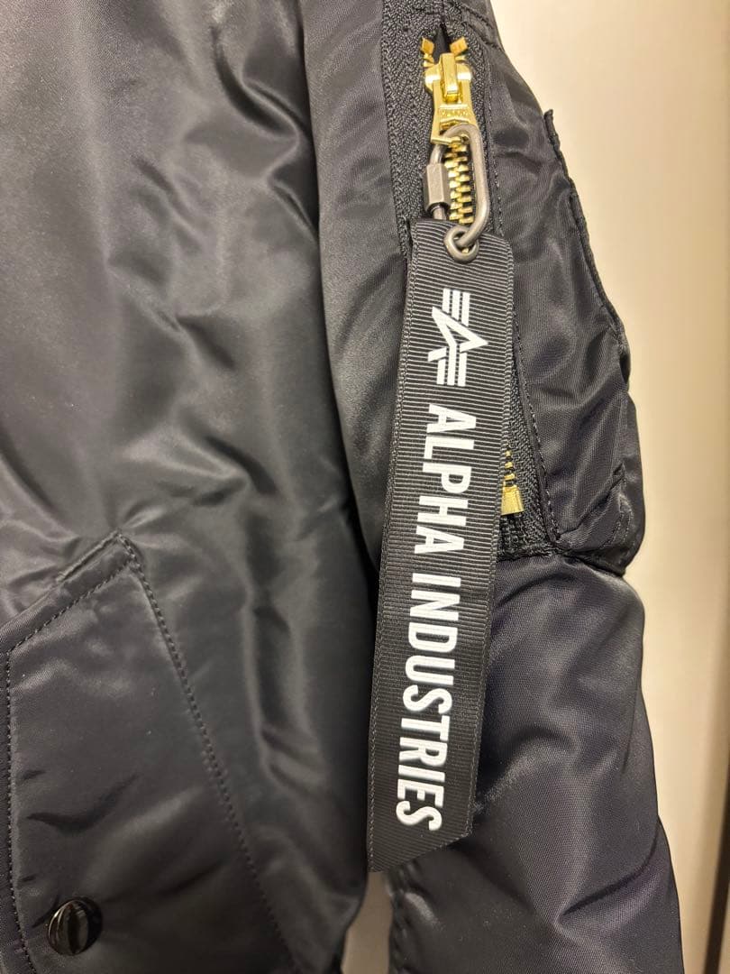 CDG x ALPHA BIAS MA-1 JACKET 黒