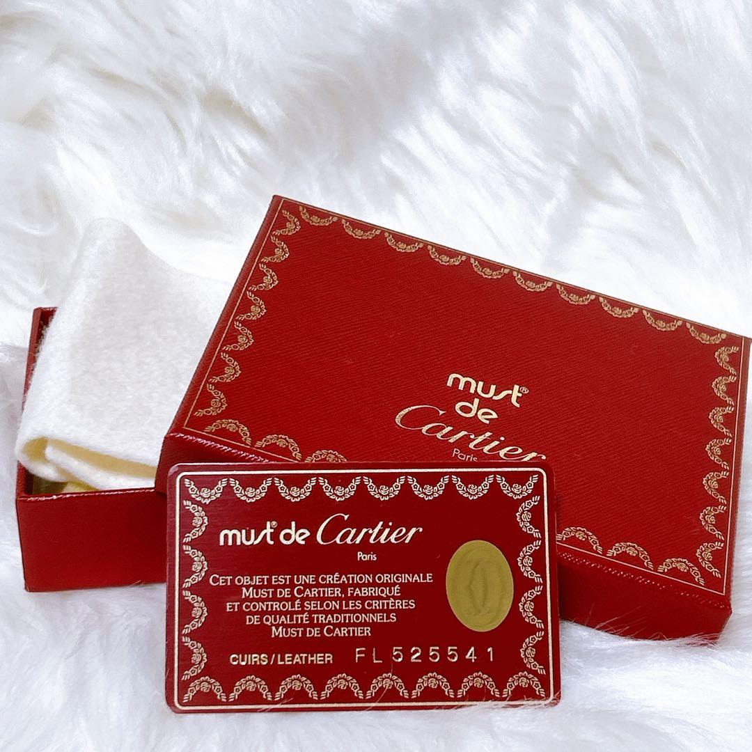 カルティエ★Cartier レザー Pasha パシャ ケース ブラック