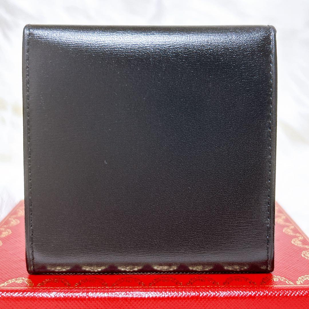 カルティエ★Cartier レザー Pasha パシャ ケース ブラック