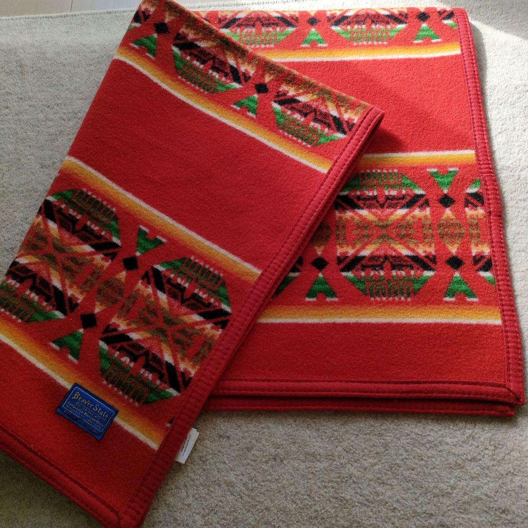 ペンドルトンBeaver State ブランケット USA製約80×110㌢