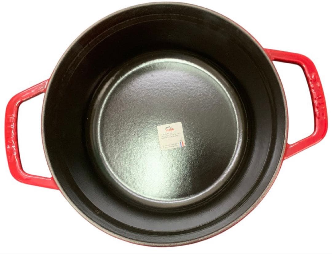 STAUBピコ・ココット ラウンド 両手ホーロー鍋