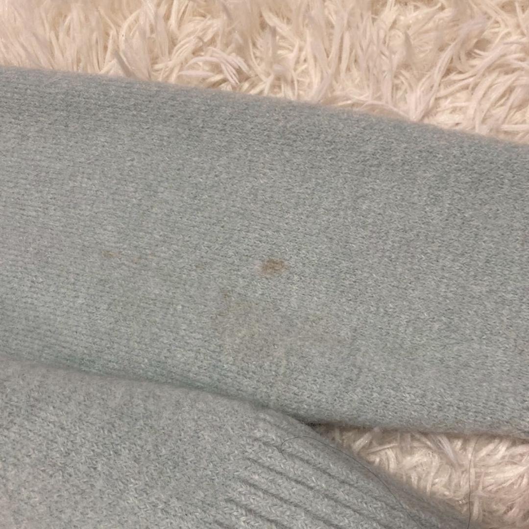 ami paris アルパカカーディガン アクアマリン M