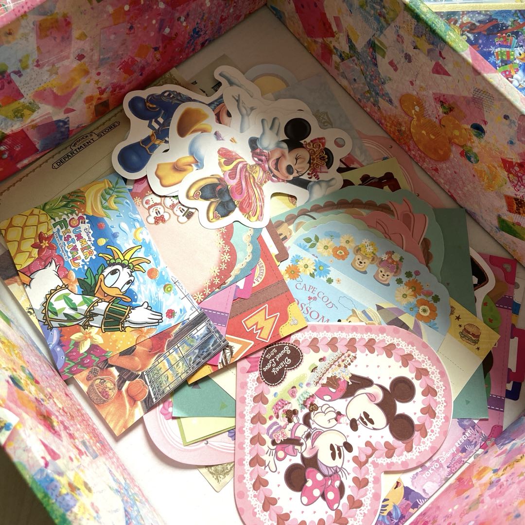 紙モノ コラージュ素材 大量 おすそ分けファイル まとめ売りサンリオ ディズニー