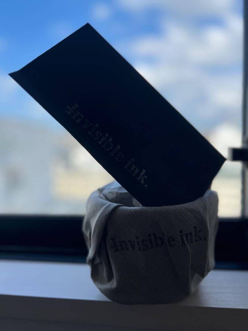 invisible ink インビジブルインクinvisibleink