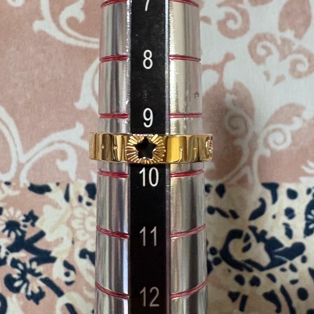 GUCCI アイコン スター リング K18YG 9.5号　K18リング