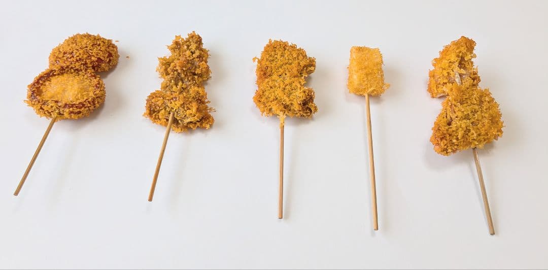 【まいづる食品サンプル】串カツ　B-9 まとめ売り