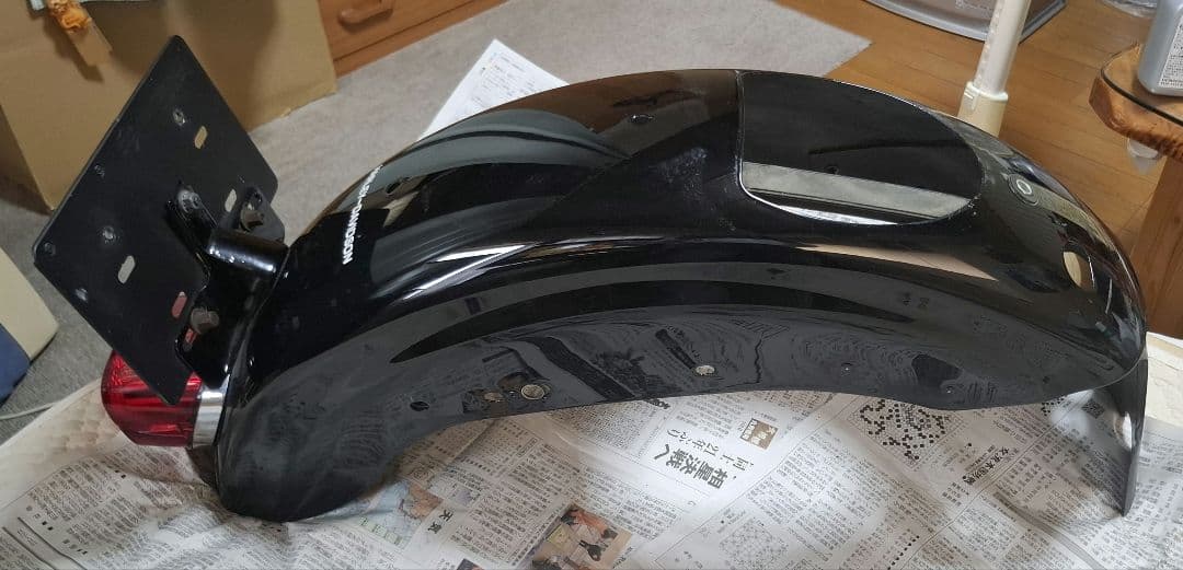 k*3様 HDスポーツスター 純正リアフェンダー(Black)