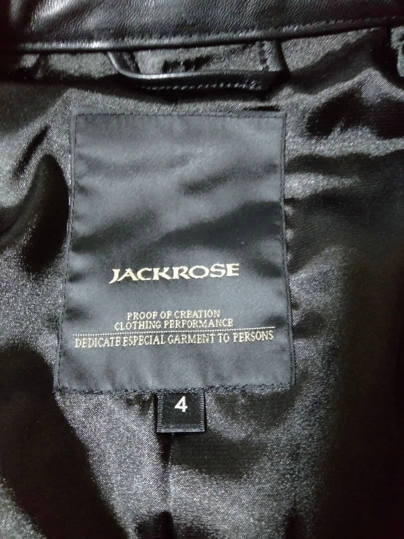 極美品 JACKROSE ‪‪ レザージャケット ラムレザー 羊革