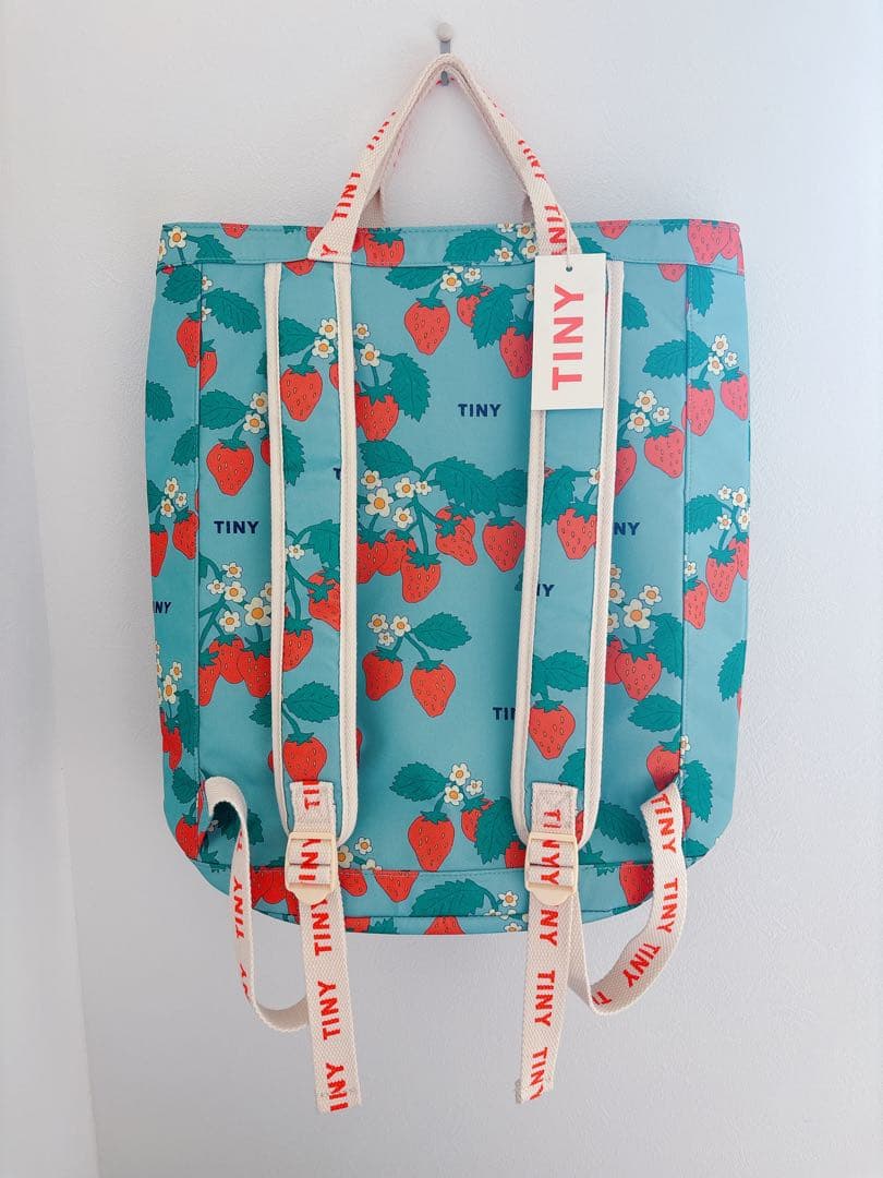 【新品】Tinycottons 25SS いちご柄リュック