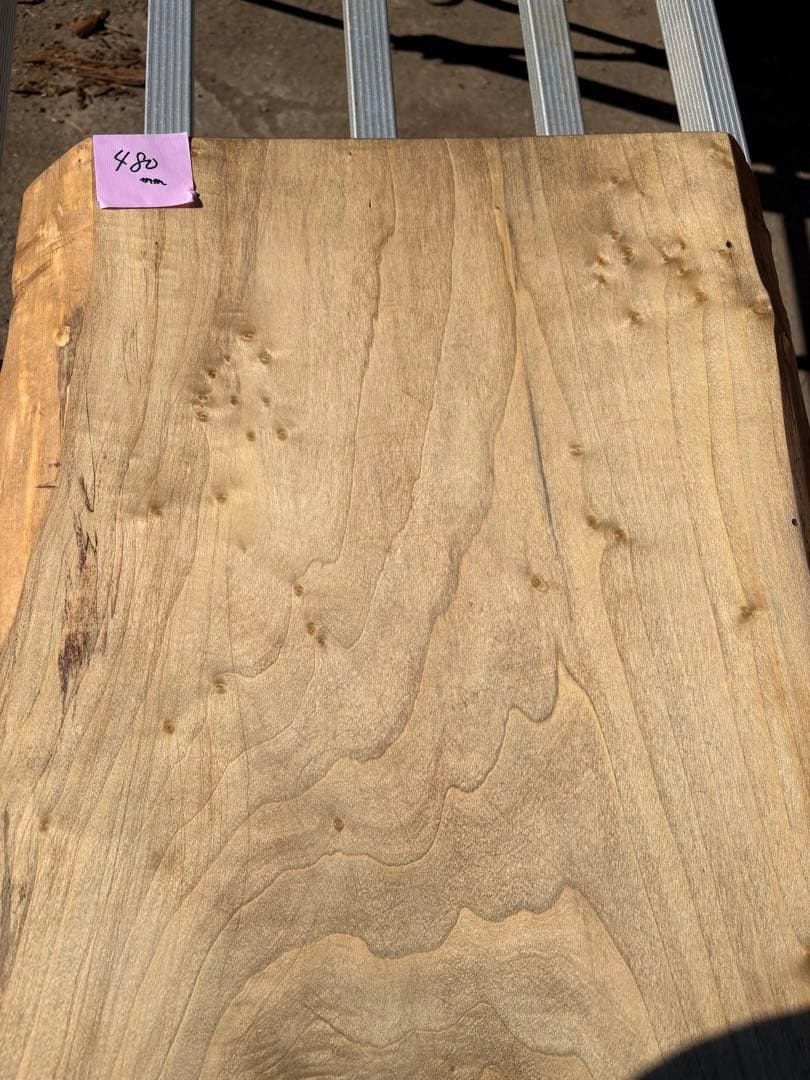 天板　無垢材 ポプラ　1枚板　サイドテーブル　天然木