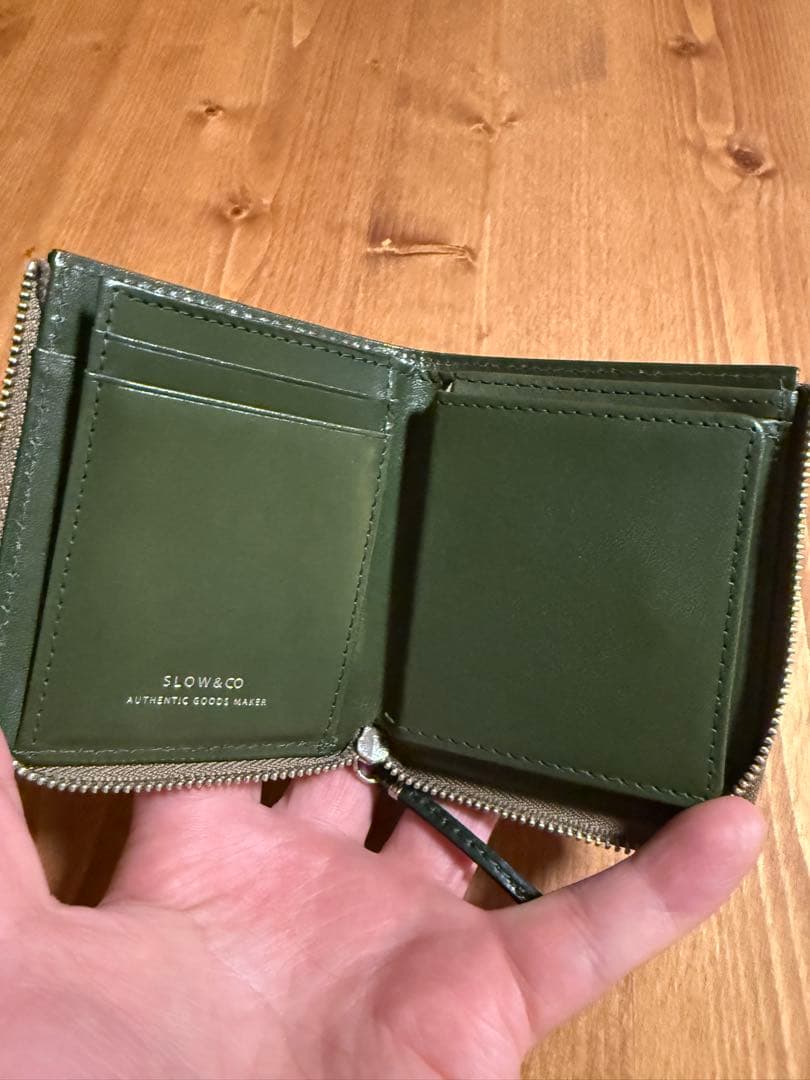 小物 SLOW bridle - L zip short mini wallet