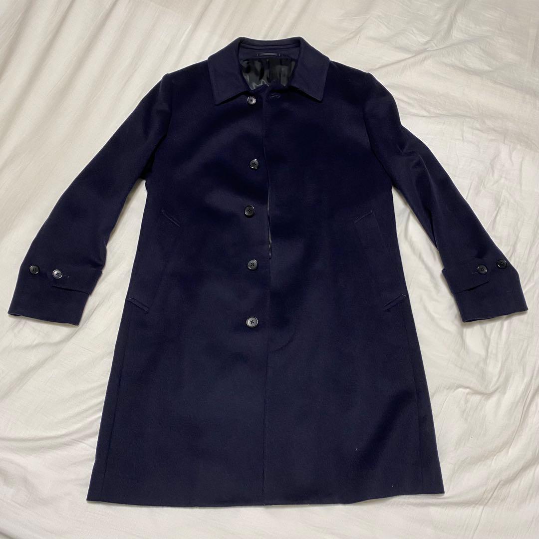 J.PRESS カシミヤコート　ネイビー　綺麗め