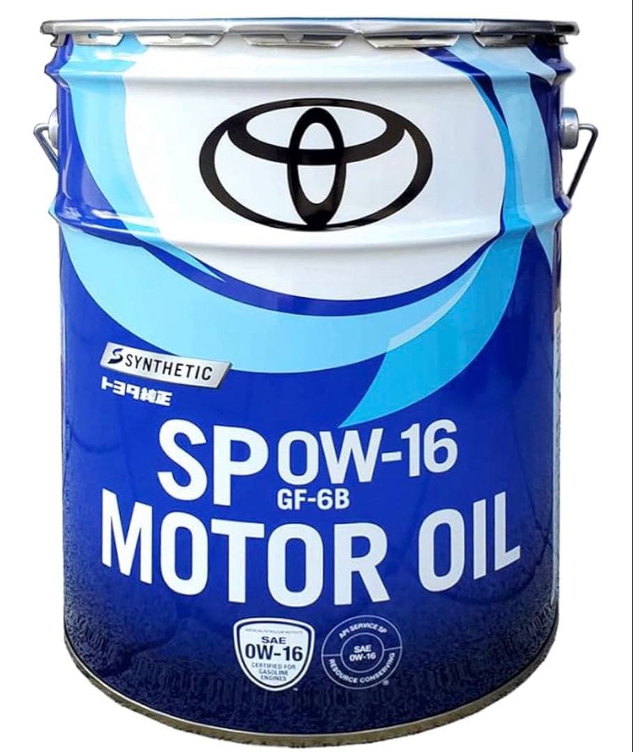 トヨタ純正エンジンオイル　OW-16 合成油 20L
