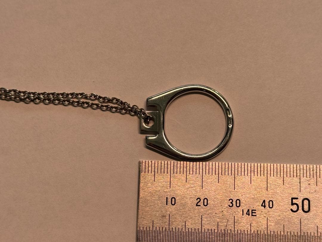 ち*ん様 RAF SIMONS 缶タブ型ペンダント ネックレス silver 9