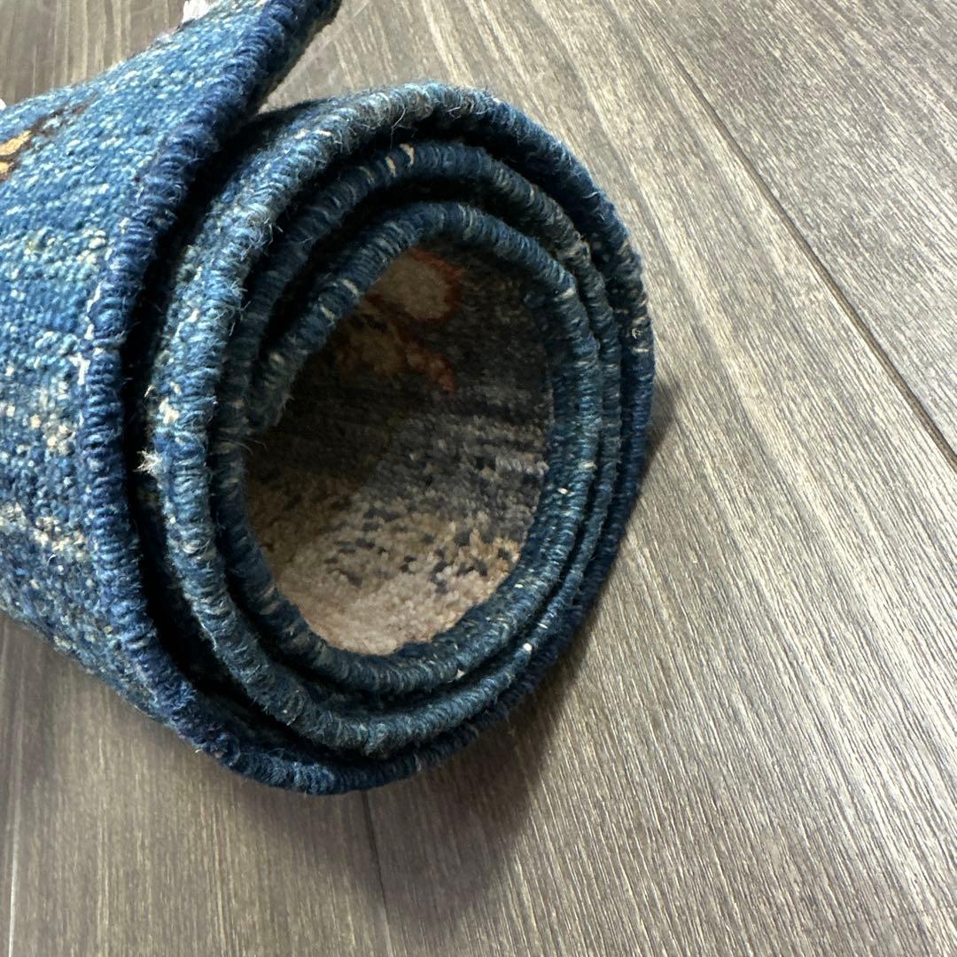 123x85cmペルシャラグ手織り絨毯アフガンガズニファインウールペルシャヒョウ