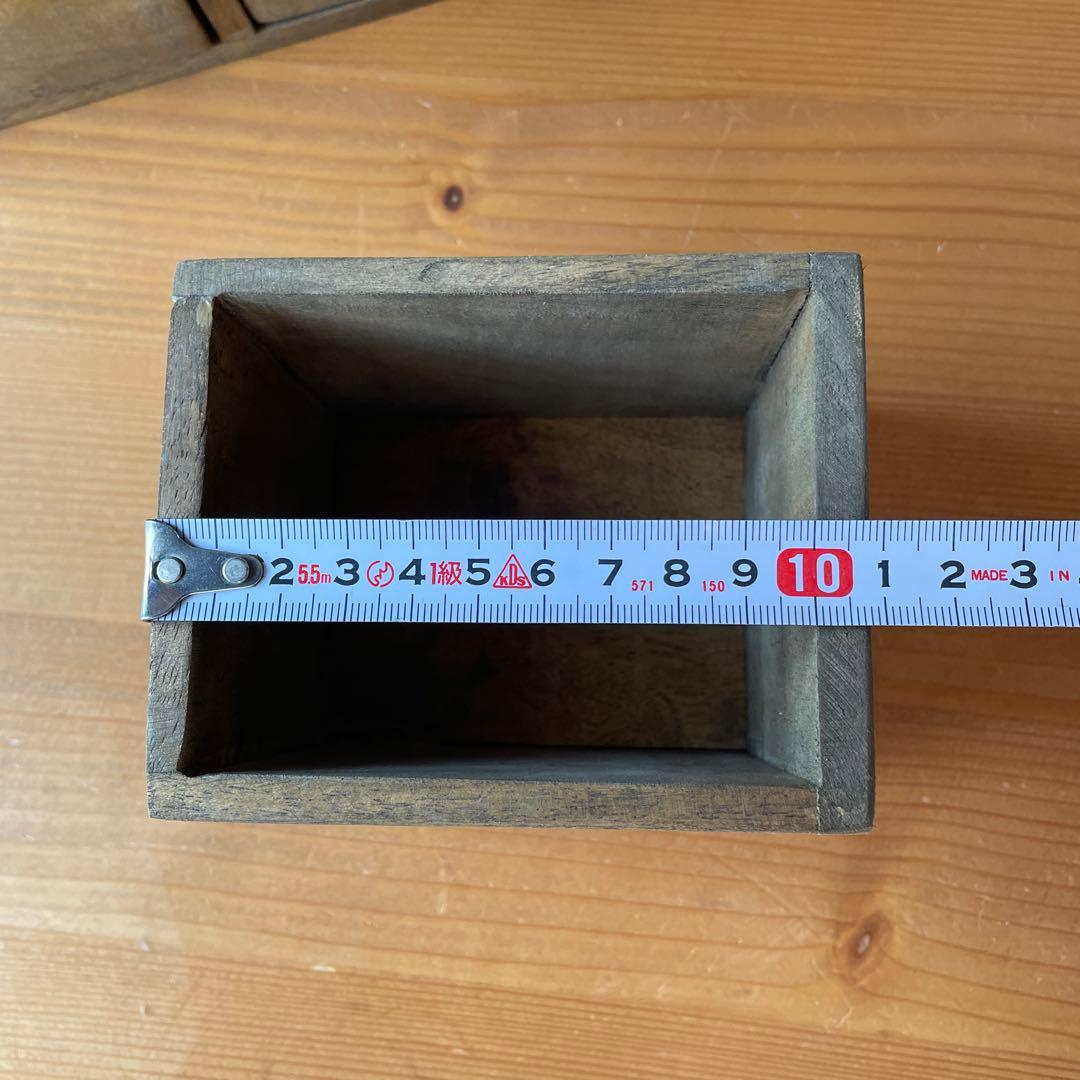 アンティーク風　木製　9キューブ　ドロワーズ　収納棚