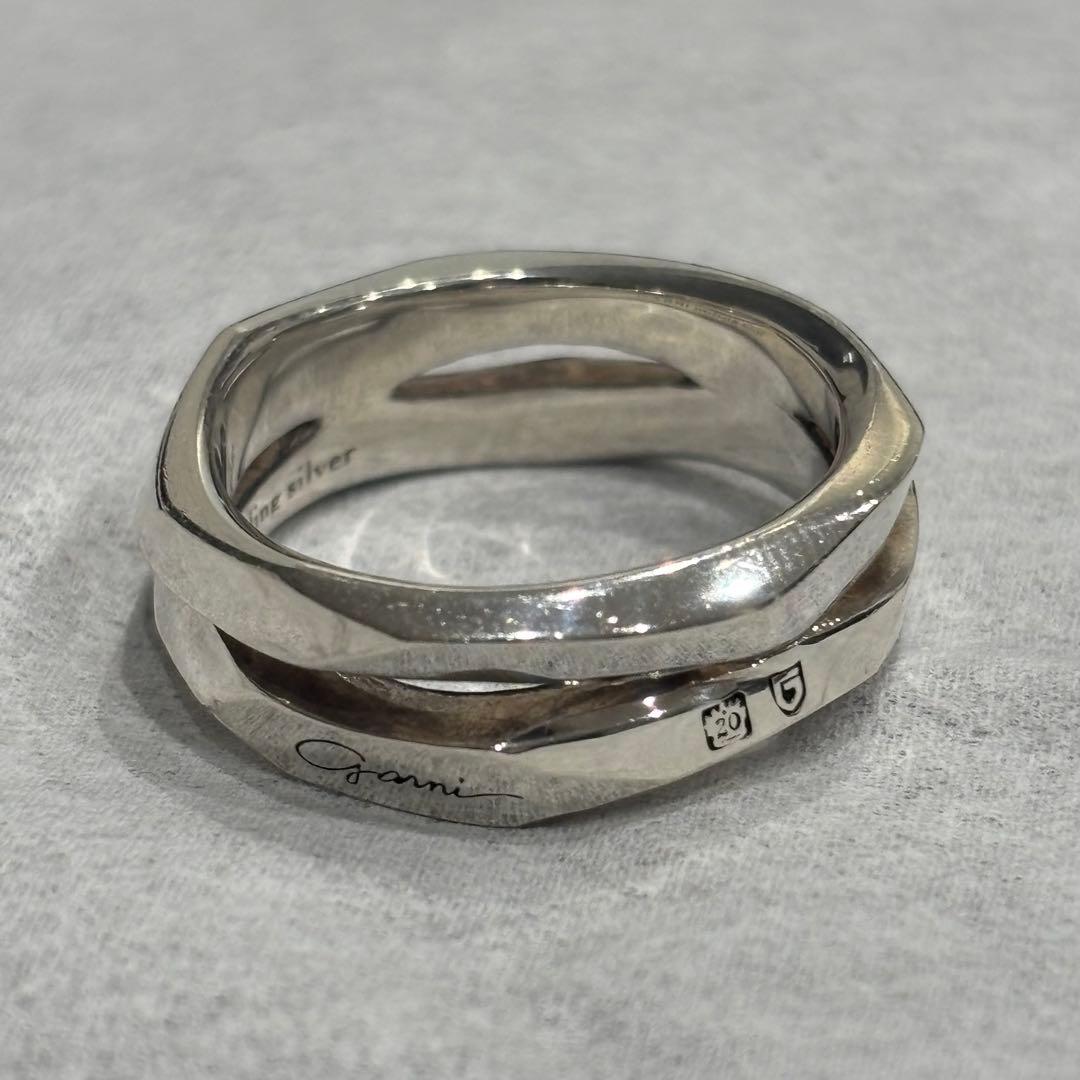 GARNI Crockery Double Ring 17号 リング 美品