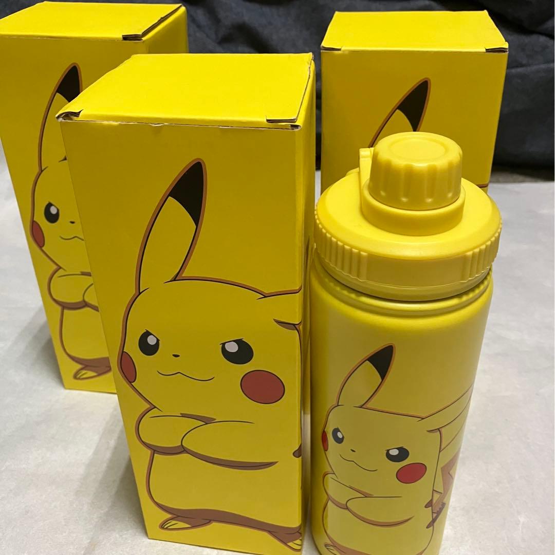 BENCH/ 　任天堂　ポケモン　海外限定販売ピカチュウの水筒　３セット