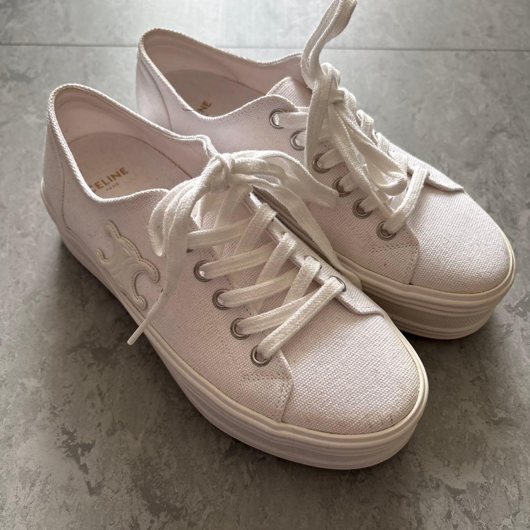 CELINE キャンバススニーカー