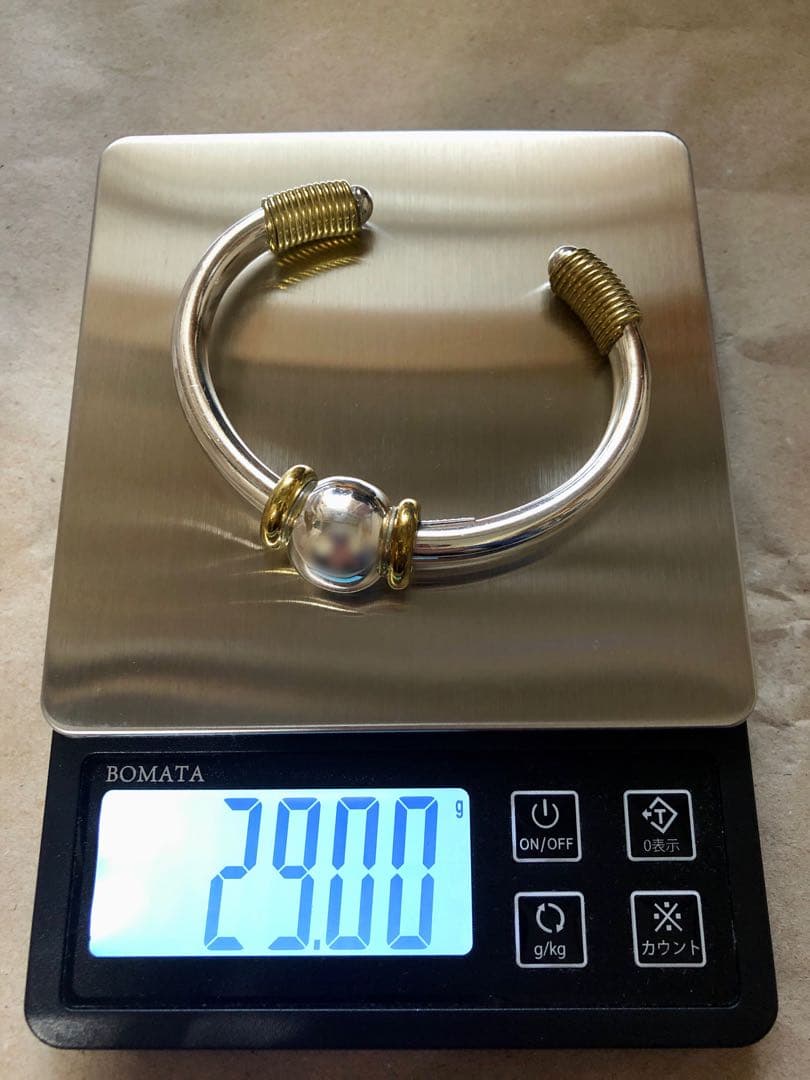 メキシコ製 vintage 925 シルバーバングル