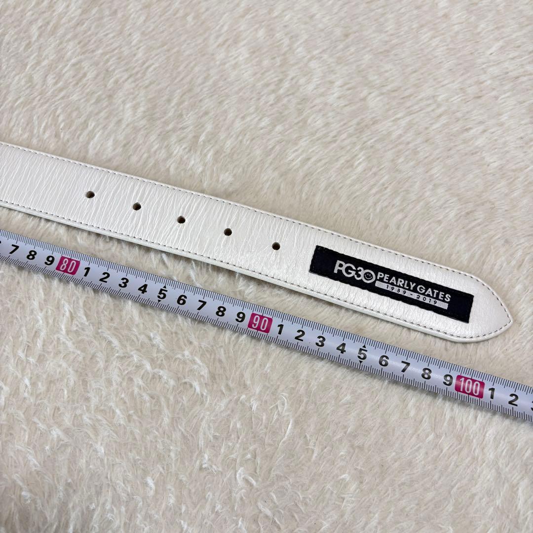 パーリーゲイツ 30周年記念限定 レザー刺繍ベルト max90cm ユニセックス