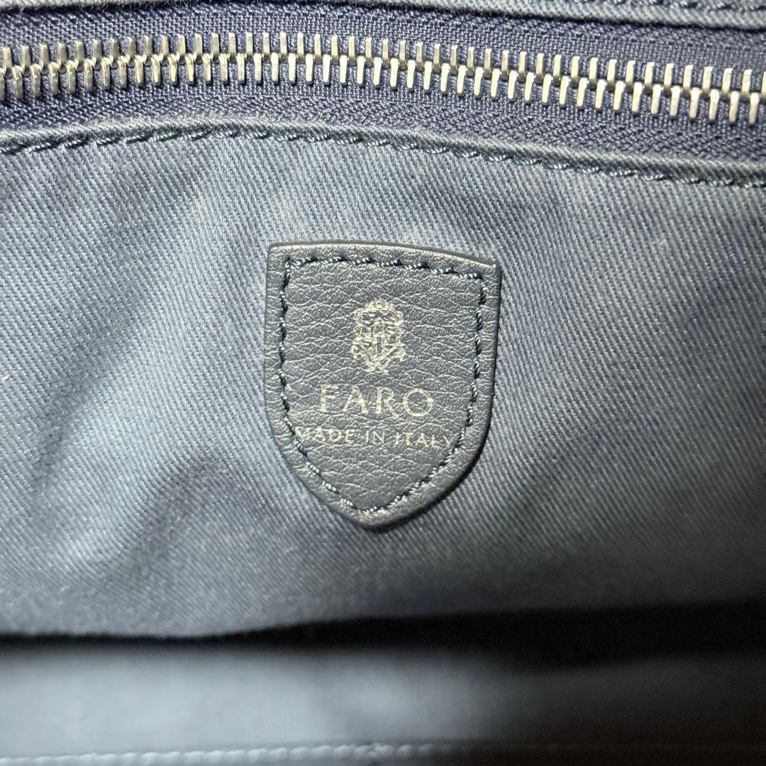 未使用✨FARO ファーロ FABIO MOUSSE トートバッグ ネイビー