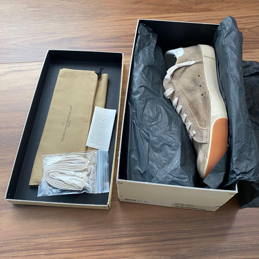 新品　SUPERSTAR GGDB ベージュ スニーカー 箱付き