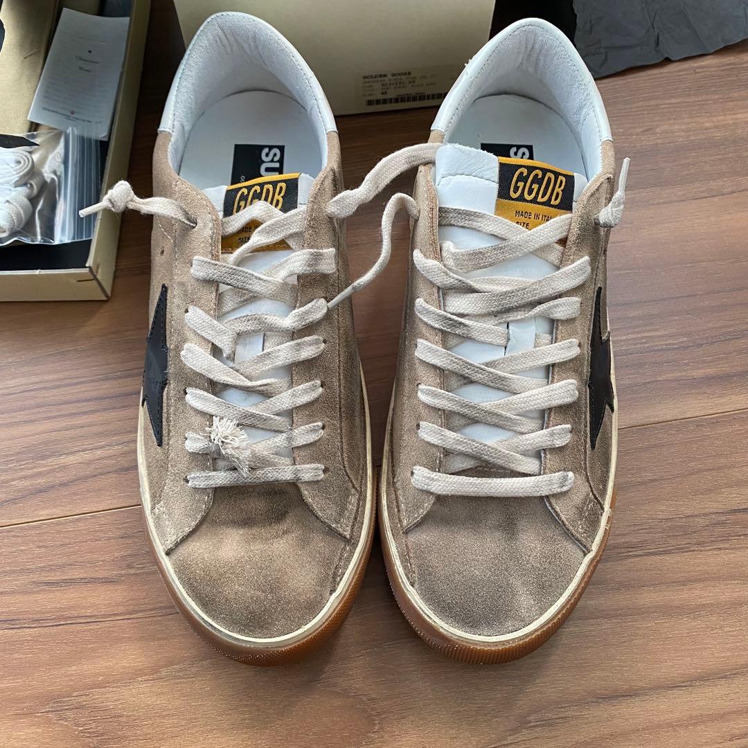 新品　SUPERSTAR GGDB ベージュ スニーカー 箱付き