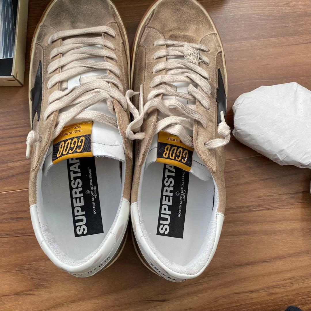 新品　SUPERSTAR GGDB ベージュ スニーカー 箱付き