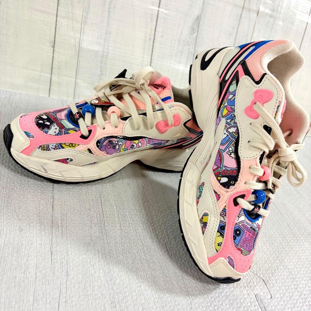 激レア コラボ adidas アディダス×ハローキティアンドフレンズ スニーカー