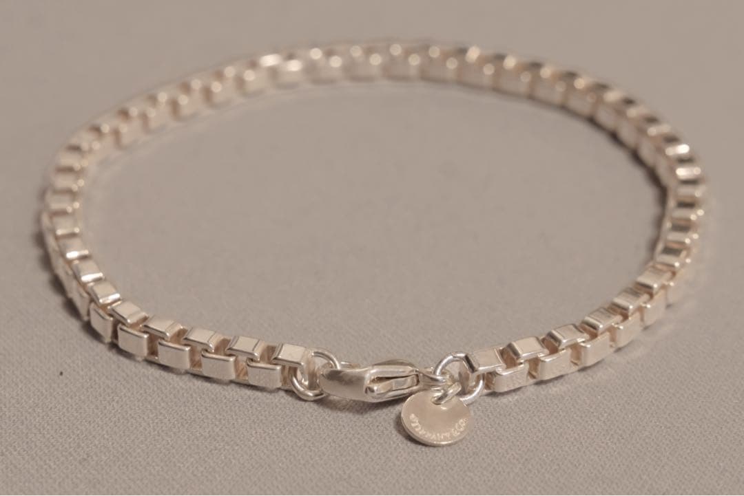 【中古】ティファニー ベネチアン リンク ブレスレット（約20cm）