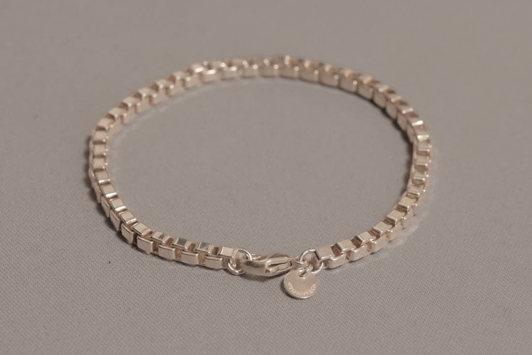 【中古】ティファニー ベネチアン リンク ブレスレット（約20cm）