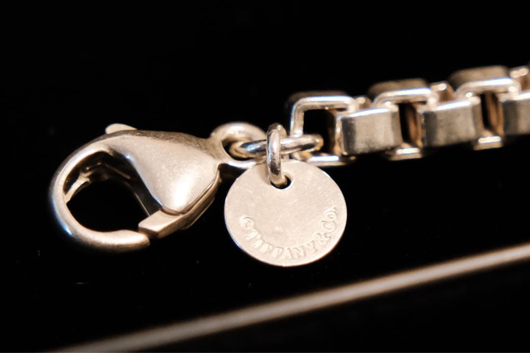 【中古】ティファニー ベネチアン リンク ブレスレット（約20cm）