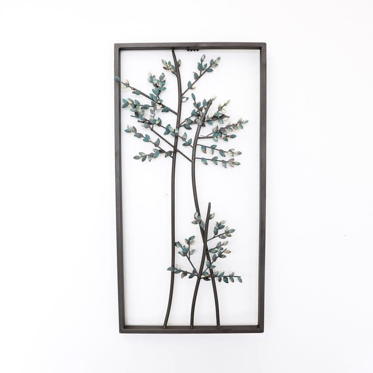 壁飾り アイアン枝葉