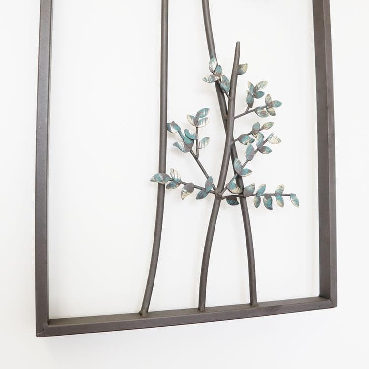 壁飾り アイアン枝葉