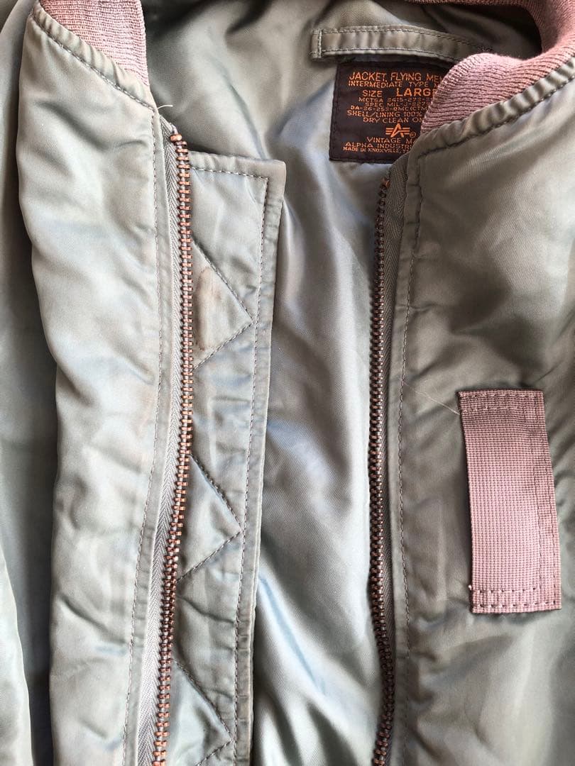 ALPHA MA-1 初期型　復刻　アメリカ製