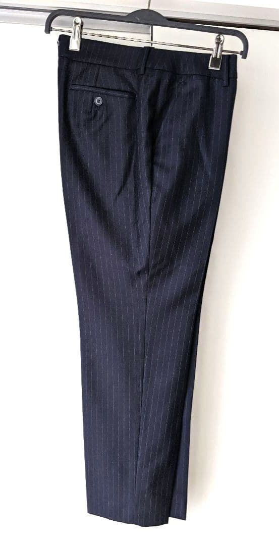 【美品】スーツカンパニー　イタリア　REDA ネイビー ストライプ スーツ XL