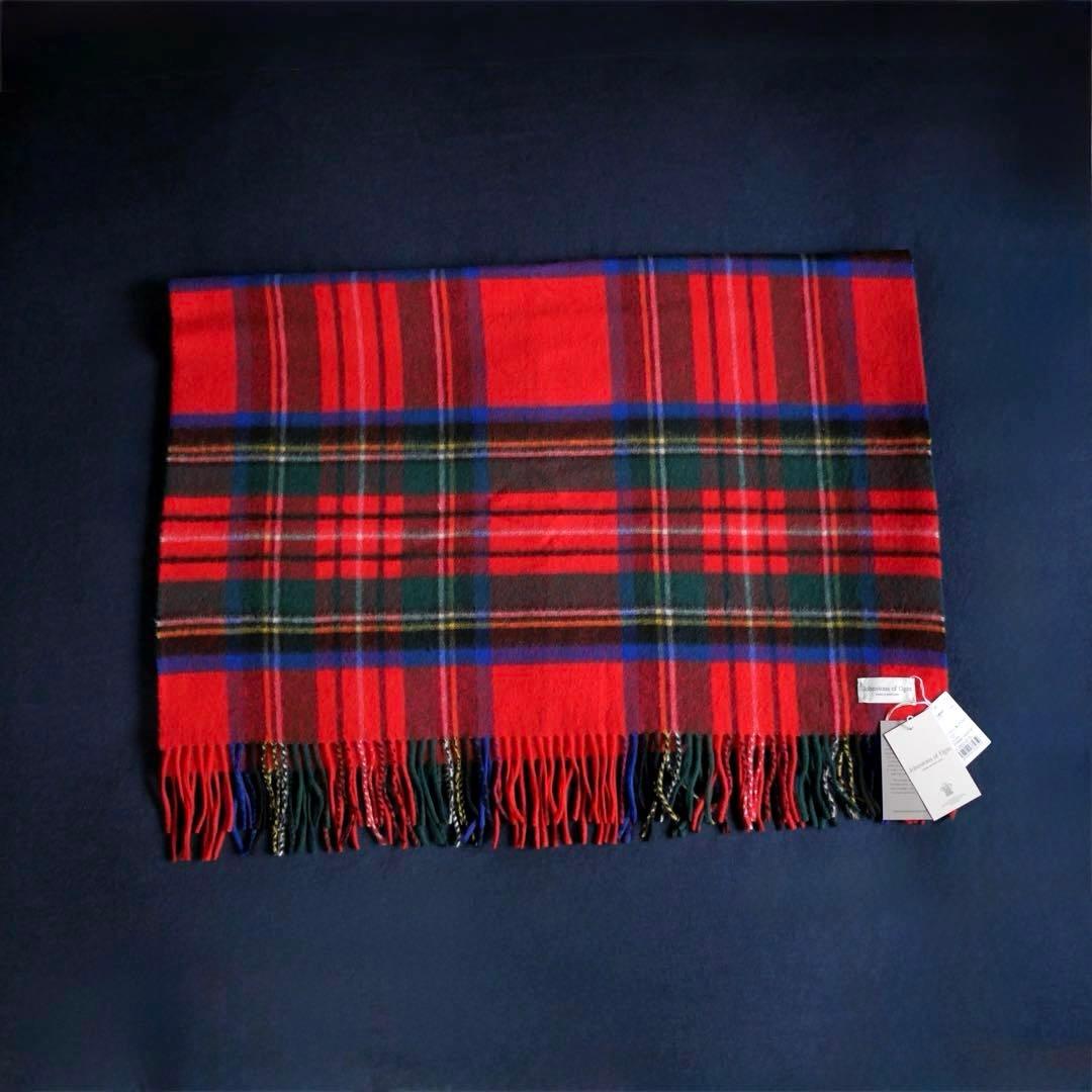 Johnstons of Elgin 大判カシミヤマフラー ロイヤルスチュワート