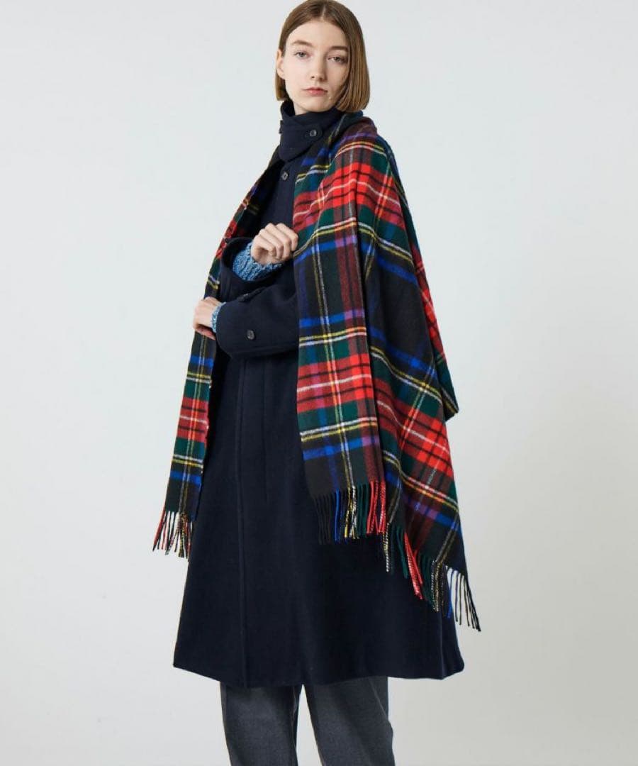 Johnstons of Elgin 大判カシミヤマフラー ロイヤルスチュワート