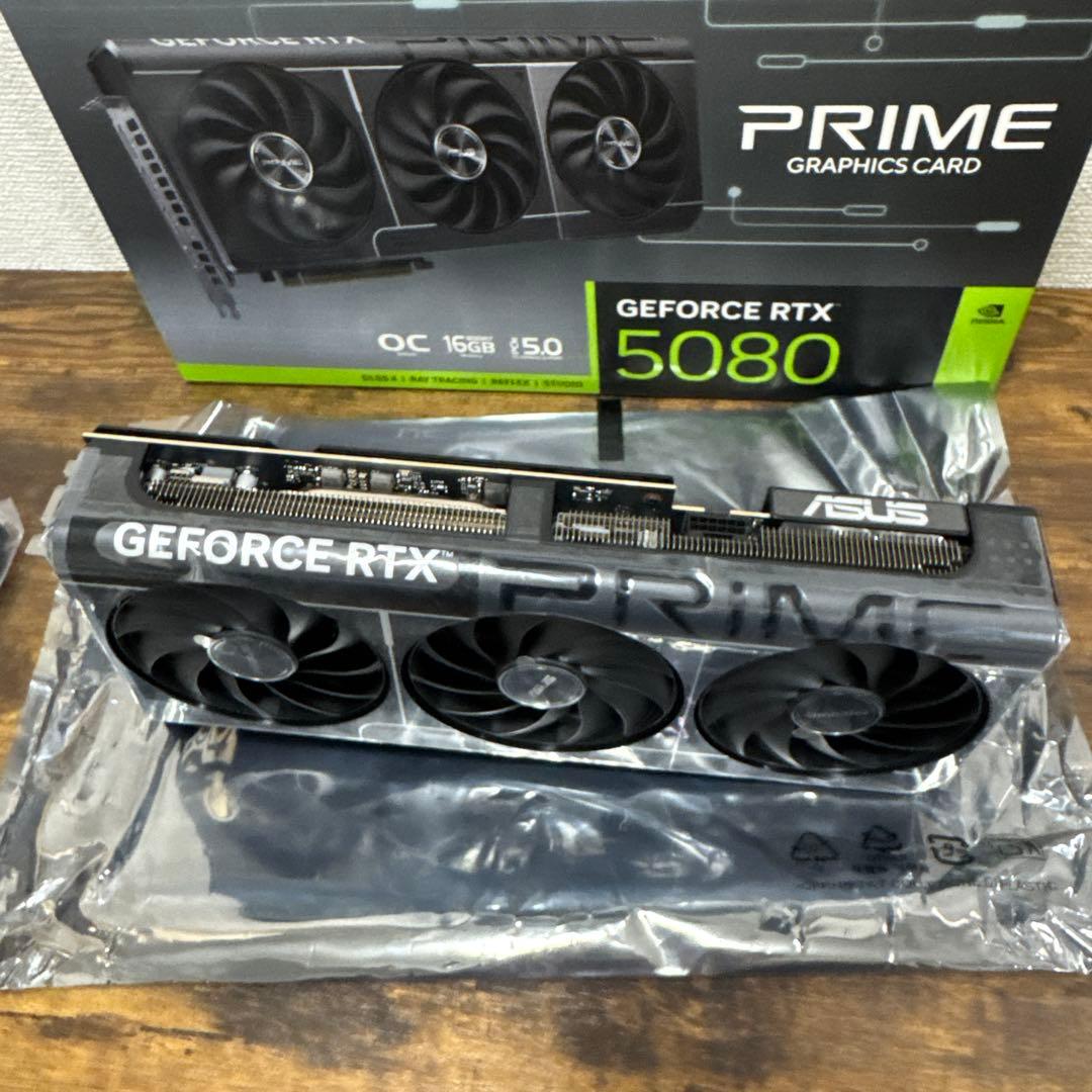 【ほぼ新品テストのみ】RTX 5080 ASUS Prime OC 16GB